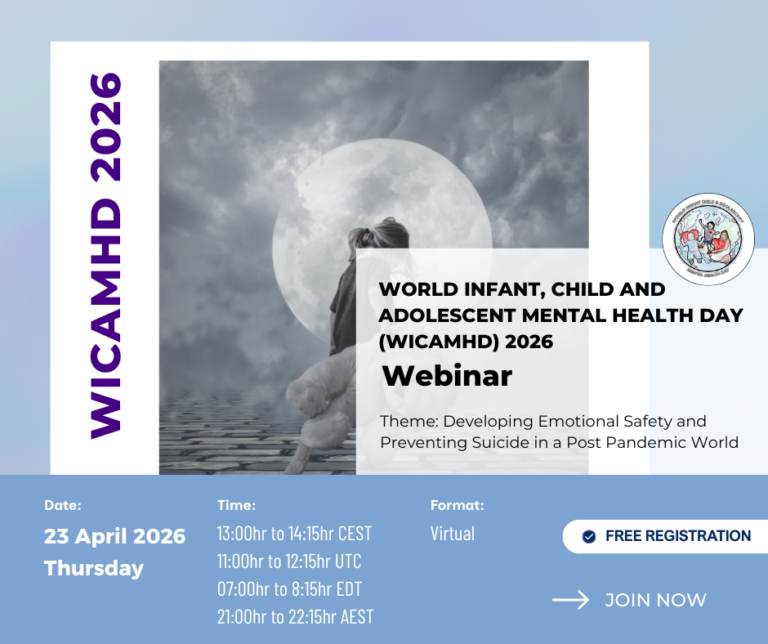 World Infant, Child and Adolescent Mental Health Day (WICAMHD) 23rd April 2026